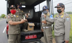 Satpol PP Provinsi Jawa Timur & Satpol PP Kab. Madiun, Tingkatkan Patroli Penertiban Pekat