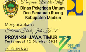 DPUPR Kab Madiun : Selamat Hari Jadi Provinsi Jawa Timur