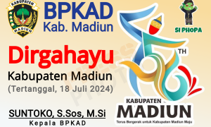 BPKAD Mengucapkan Dirgahayu Kabupaten Madiun