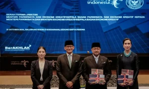 Serah Terima Jabatan Menteri Pariwisata dan Menteri Ekonomi Kreatif