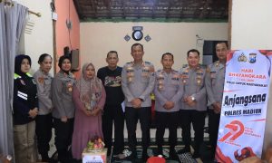 Sambut Hari Bhayangkara, Polres Madiun Tunjukkan Kepedulian Lewat Anjangsana