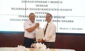 Masalah Hukum & Penjagaan Aset, KAI Daop 7 Teken Kerja Sama dengan Kejari Kabupaten Madiun