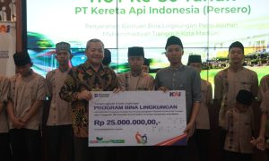 Tandai HUT ke-80, KAI Daop 7 Madiun Kucurkan Bantuan Bina Lingkungan TJSL Sebesar Rp227,505 Juta