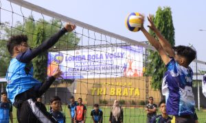 Kapolres Madiun Buka Turnamen Bola Voli Pelajar Kamtibmas Kapolres Cup 2025